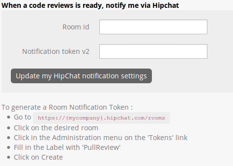 hipchat-form